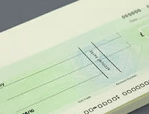 cheque book